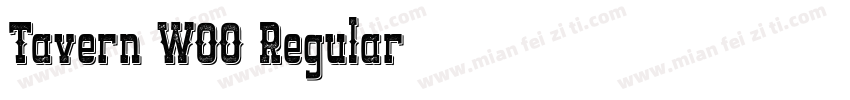 Tavern W00 Regular字体转换